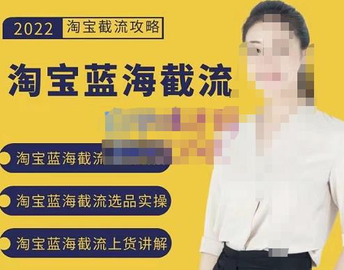 2022淘宝蓝海截流攻略，淘宝蓝海截流选品上货实操讲解-天天资源网