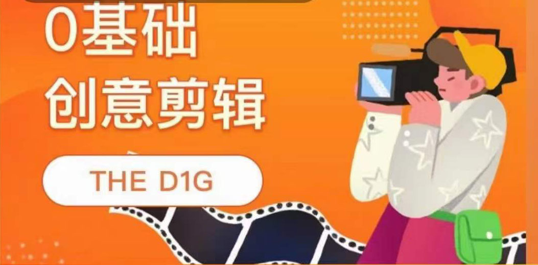 THE D1G零基础创意剪辑课，第一馆创意剪辑实操课-49节完整版-天天资源网