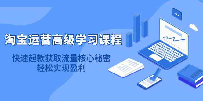淘宝运营高级学习课程：快速获取流量核心秘密，轻松实现盈利！-天天资源网
