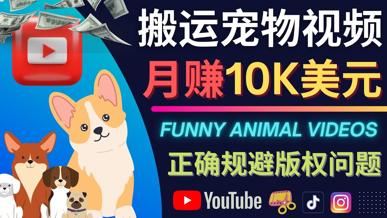 搬运TIKTOK视频到YouTube，并进行二次创作，月赚1万美元以上-天天资源网