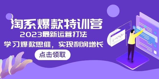 2023淘系爆款特训营，2023最新运营打法，学习爆款思维，实现利润增长-天天资源网