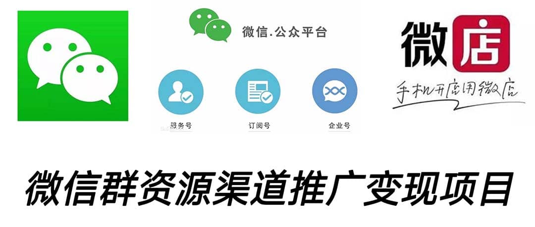 微信群码资源渠道内循环推广变现项目，多种变现方式，打通你的管道收益-天天资源网