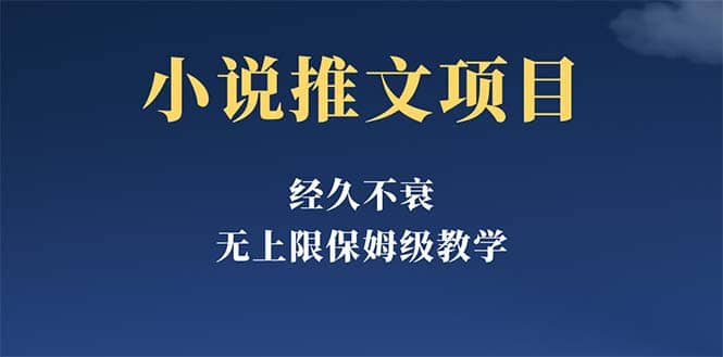 经久不衰的小说推文项目，单号月5-8k，保姆级教程，纯小白都能操作-天天资源网