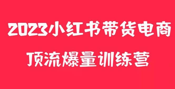 小红书电商爆量训练营，月入3W ！可复制的独家养生花茶系列玩法-天天资源网