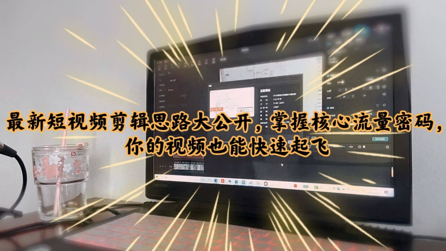 最新短视频剪辑思路大公开，掌握核心流量密码，你的视频也能快速起飞-天天资源网