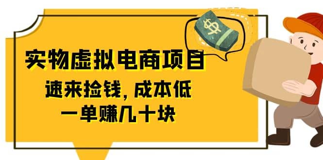东哲日记：全网首创实物虚拟电商项目，速来捡钱，成本低，一单赚几十块！-天天资源网