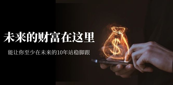 某收费文章《未来的财富在这里》能让你至少在未来的10年站稳脚跟-天天资源网