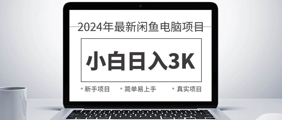 2024最新闲鱼卖电脑项目，新手小白日入3K+，最真实的项目教学-天天资源网