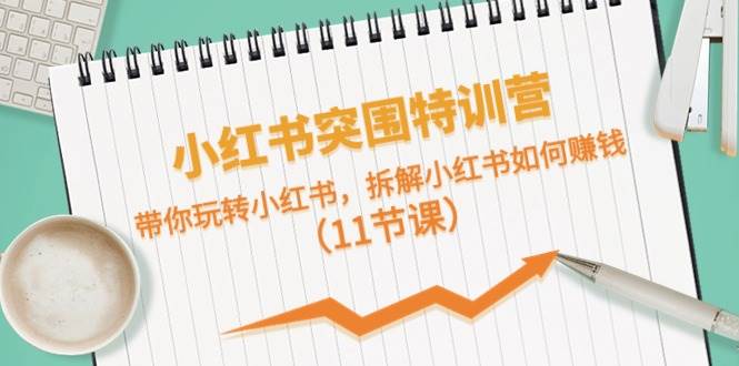 小红书突围特训营，带你玩转小红书，拆解小红书如何赚钱（11节课）-天天资源网