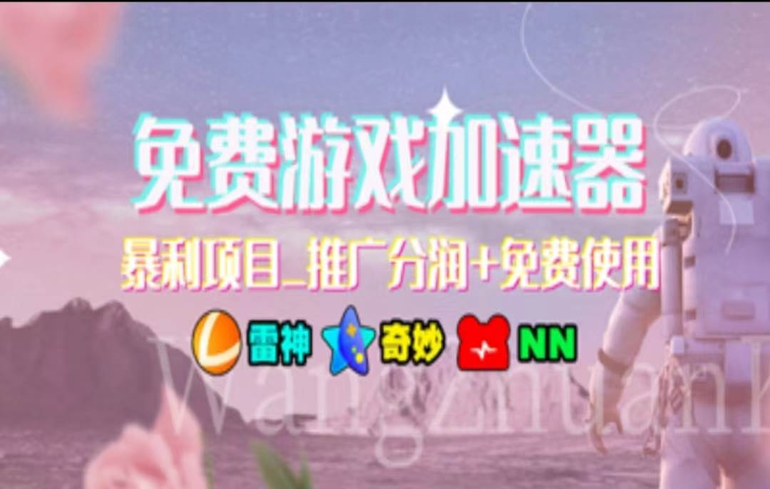 暑假风口项目，加速器拉新，轻松日入1000＋，有手就行，老奶奶都会-天天资源网