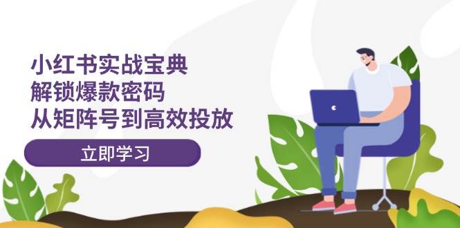 小红书实战宝典：解锁爆款密码，从矩阵号到高效投放-天天资源网