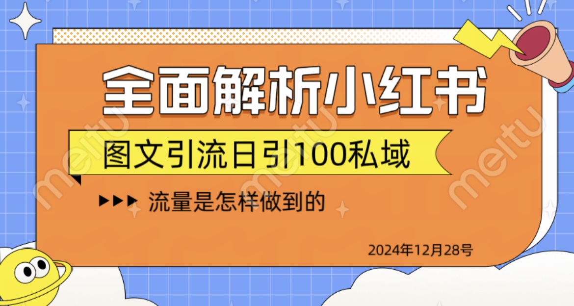 揭秘全网最火小红书引流日引100+-天天资源网