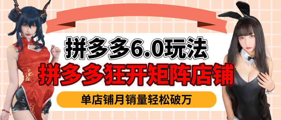 拼多多虚拟商品暴利6.0玩法，轻松实现月入过万-天天资源网