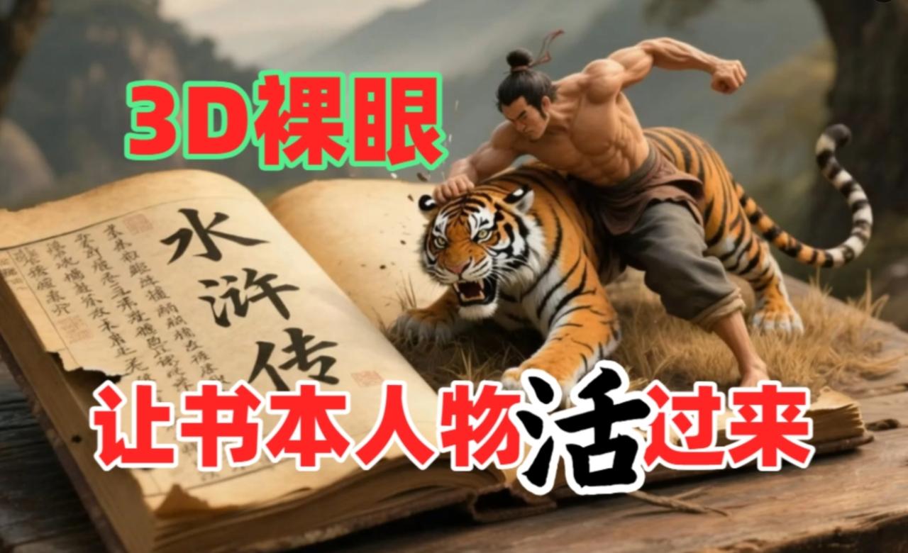 书本人物裸眼3D视频，一条视频收益过千，保姆级教程-天天资源网